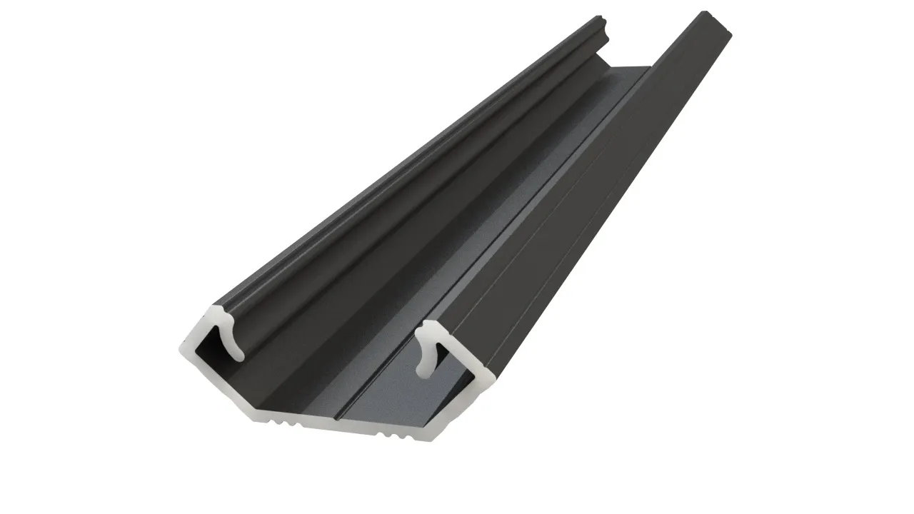 LED-profiili Etman DUCT KULMA MUS SET