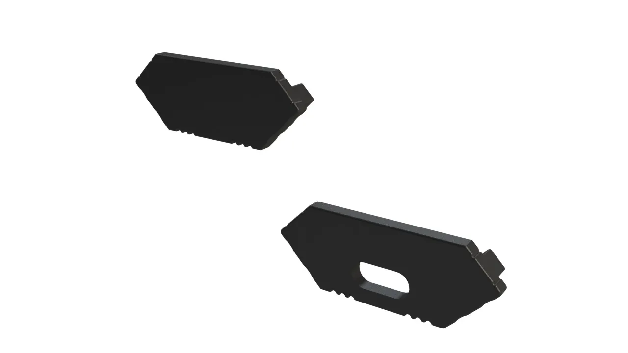 LED-profiili Etman DUCT KULMA MUS SET