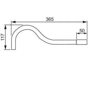 Suojaputken kaari muovi ABB JMKL20.3, 20 mm HF 90°