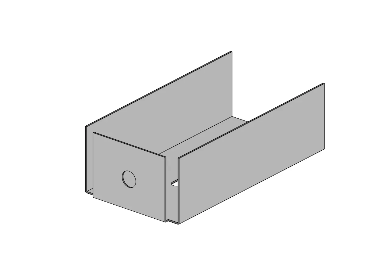 Päätykannake SKT VK-PK/70 zn Fe  KS