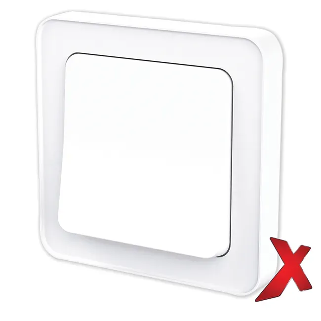 Kytkin Etman DesignX 7/16AX/250V/IP21 UPJ 2X VAL