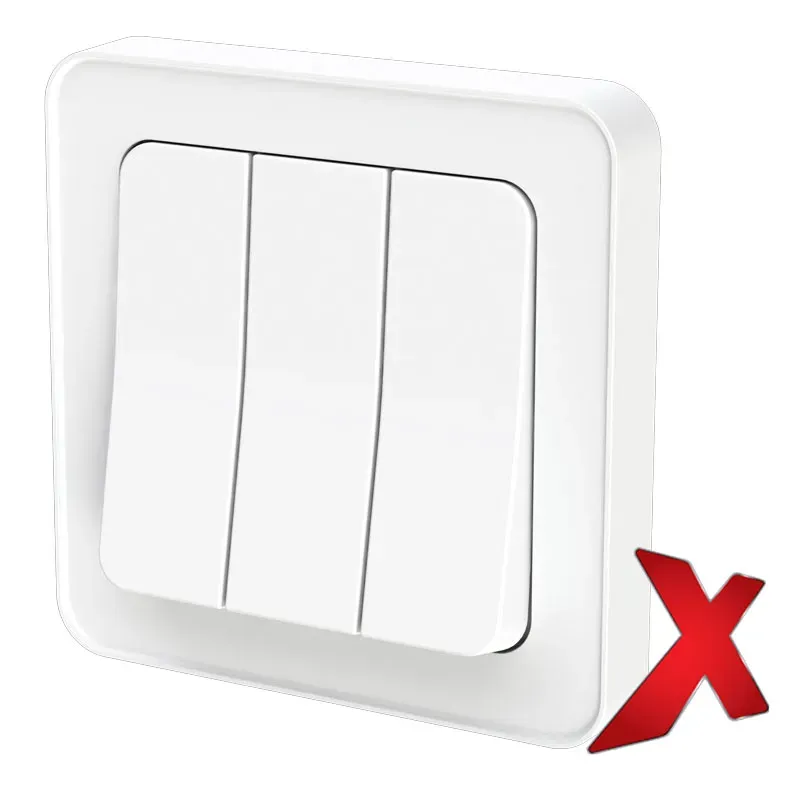 Kytkin Etman DesignX 1+1+1/16AX/250V/IP21 UPJ VAL
