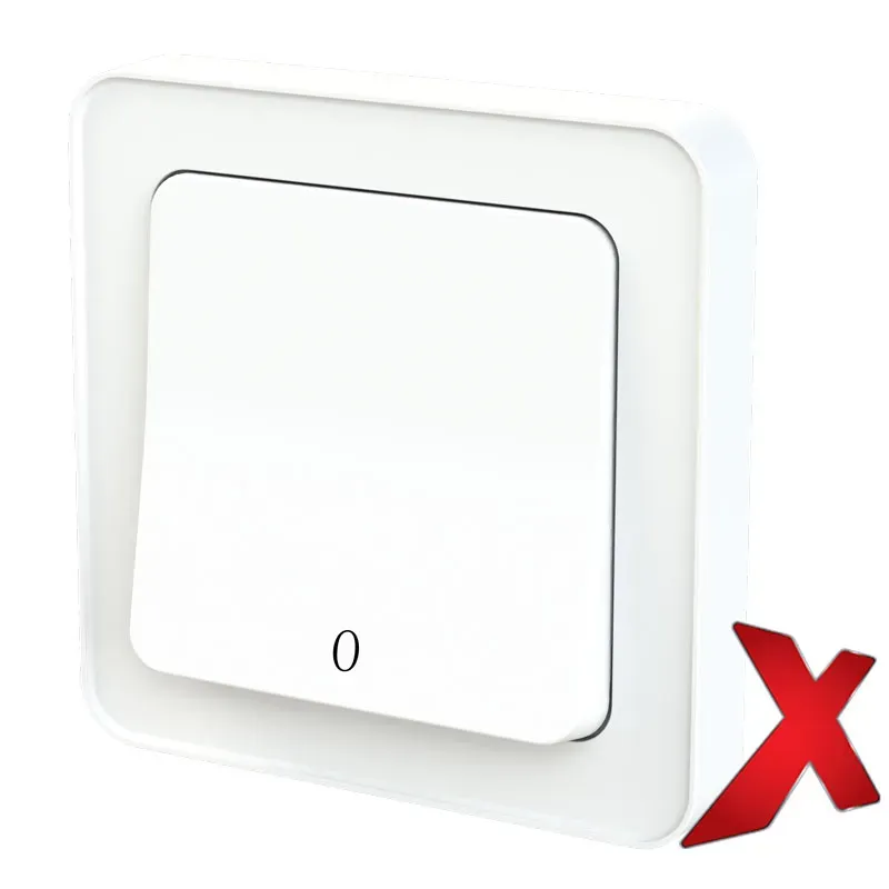 Kytkin Etman DesignX 2/16AX/250V/IP21 UPJ VAL