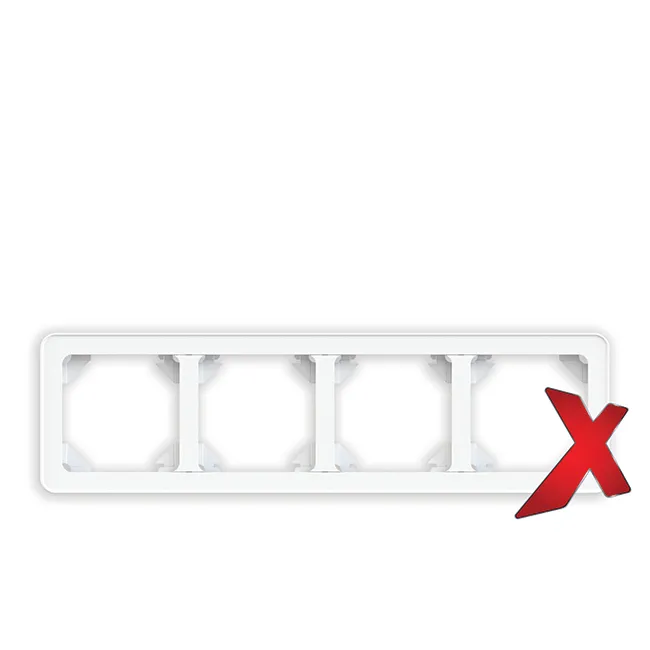 Peitelevy Etman DesignX 4-OSAINEN S+S+S+S VAL