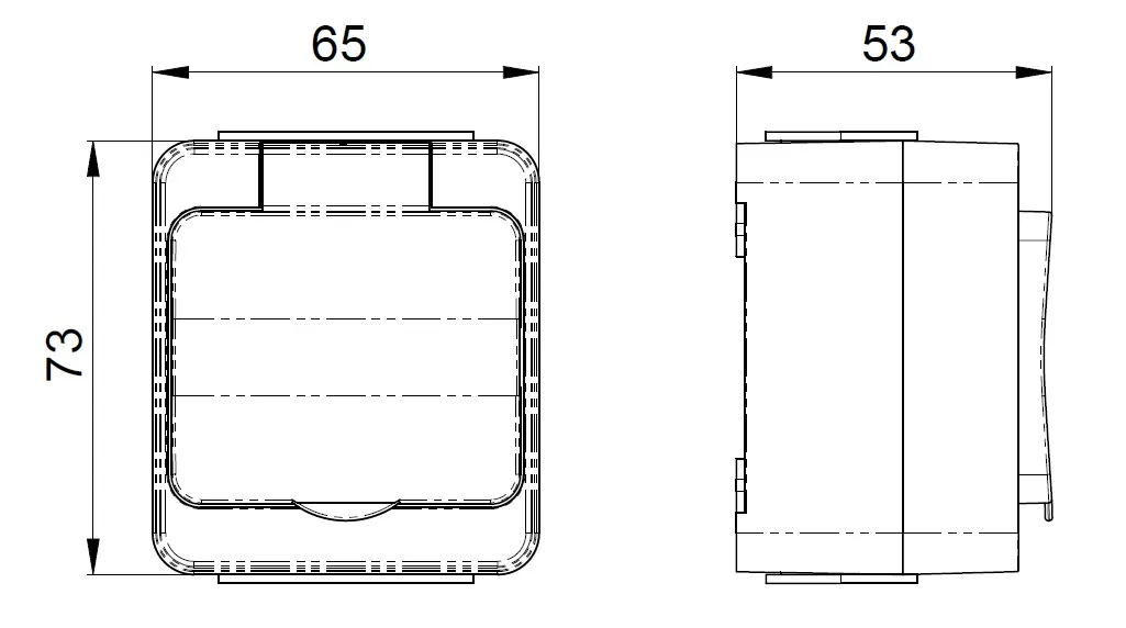 Pistorasia Etman DesignX 1S/16A/IP44 PPJ MUS