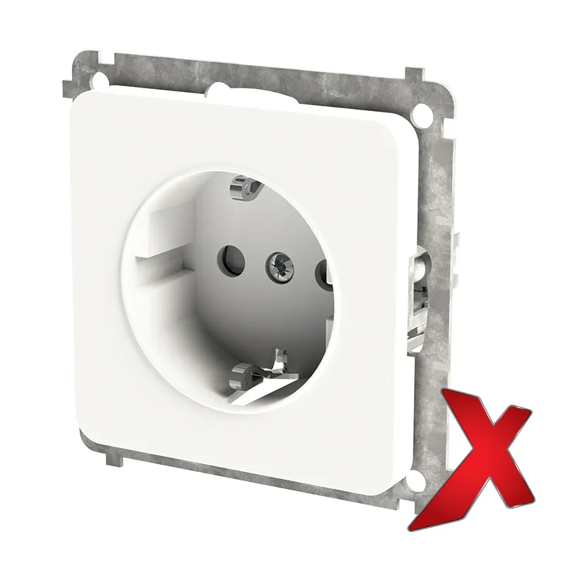 Pistorasia Etman DesignX 1S/16A/IP21 UKJ VAL