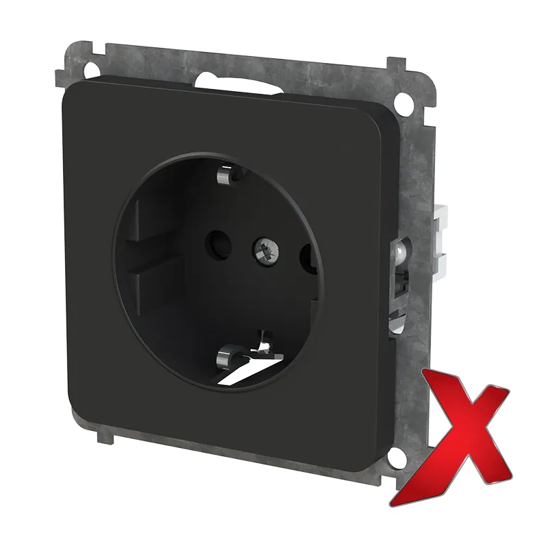 Pistorasia Etman DesignX 1S/16A/IP21 UKJ MUS