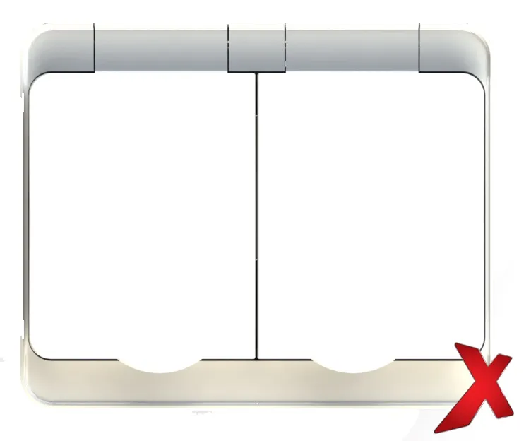 Pistorasia Etman DesignX 2S/16A/IP44 UPJ VAL