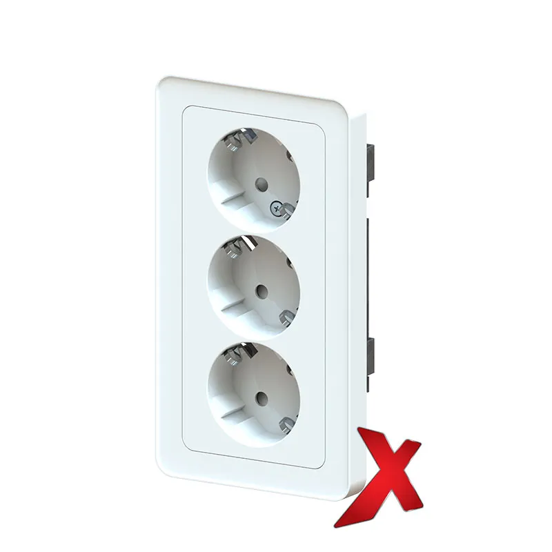 Pistorasia Etman DesignX 3S/16A/IP21 UPJ VAL