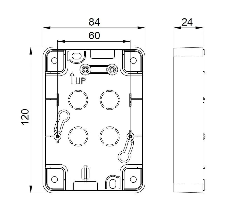 Pintakehys Etman DesignX 2S+USB 2A+1C MUS