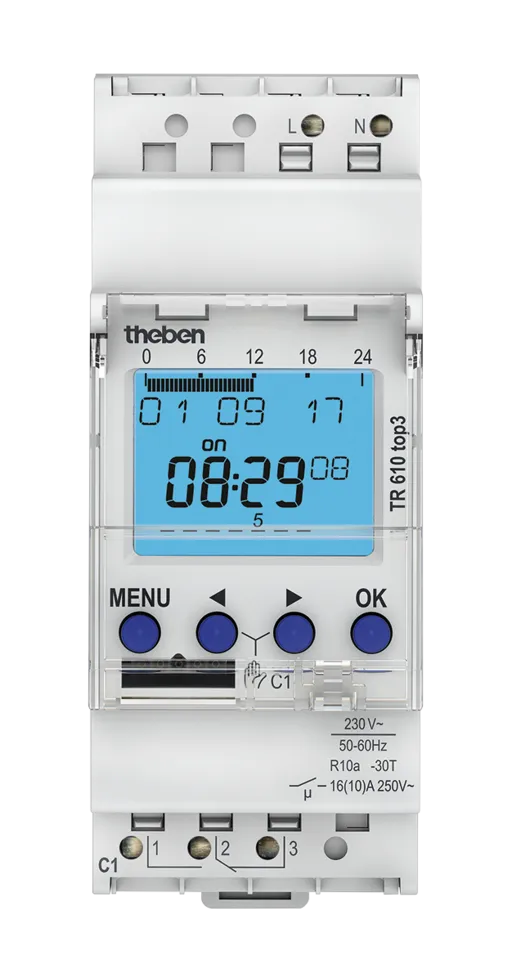 Kellokytkin TR 610 TOP3 1-KAN.