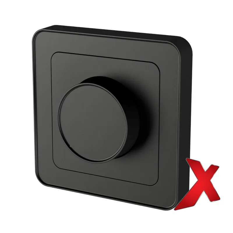 Valonsäädin Etman DesignX 315RC LED 10-100W MUS