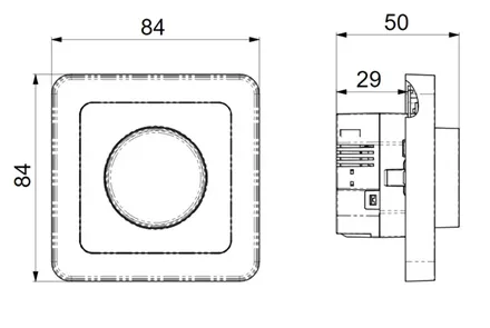 Valonsäädin Etman DesignX 400W RC DIG MUS