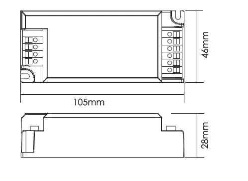 LED-ohjain RGB power repeater 3x3A