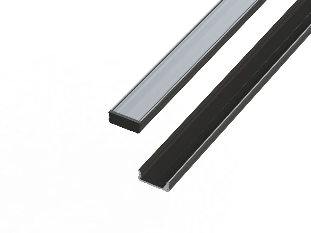 Valoprofiili/-nauha DUCT SUPERLOW 6MM MUS 2,02M