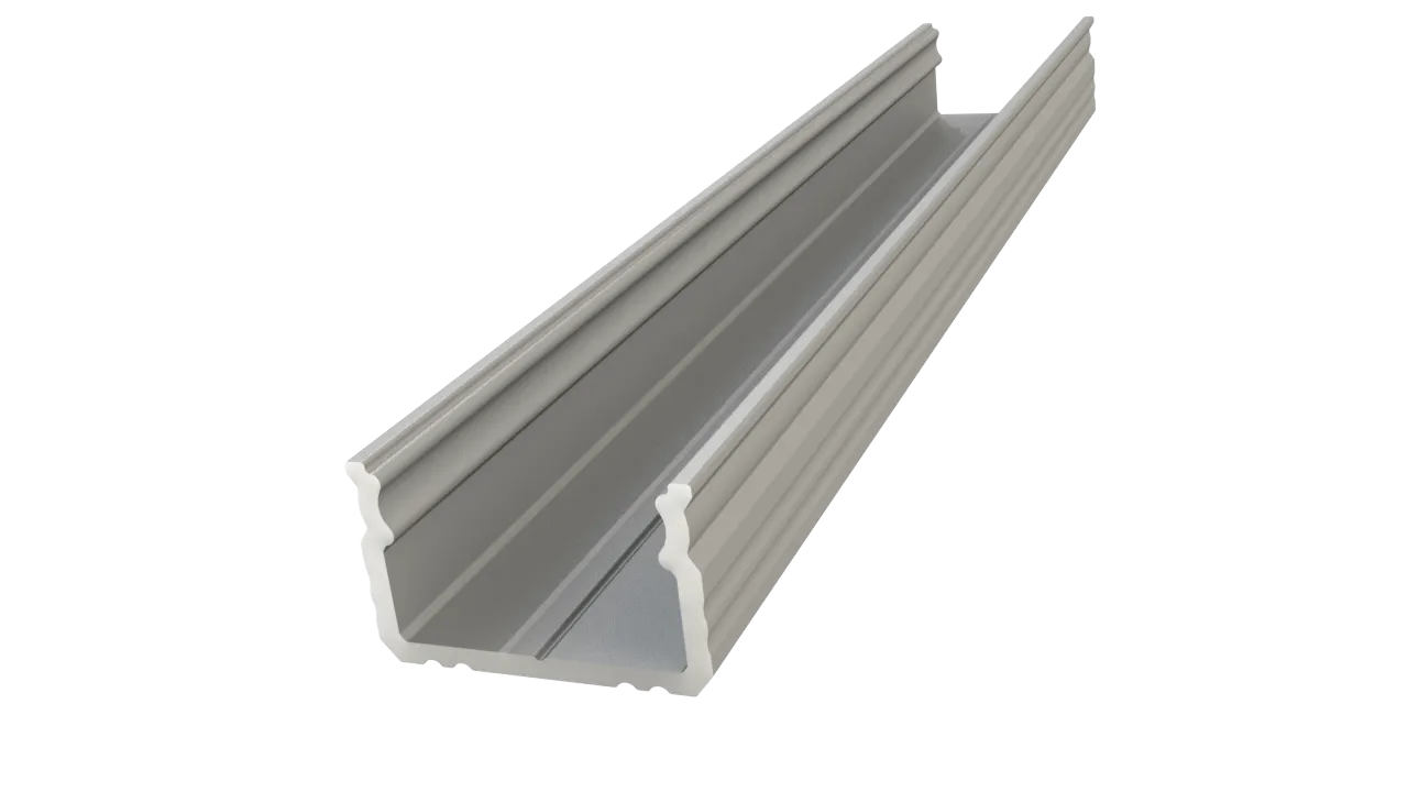 Valoprofiili/-nauha DUCT LOW 10MM LOW ALU 2,02M