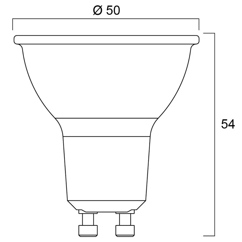 LED-lamppu LED Kohdelamppu 4,2W GU10 3000K