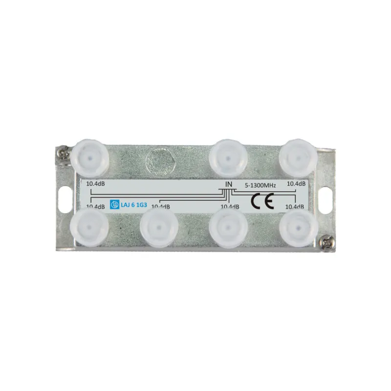 Jaotin LAJ 6 1G3, kuuteen 5-1300MHz, 10.4dB