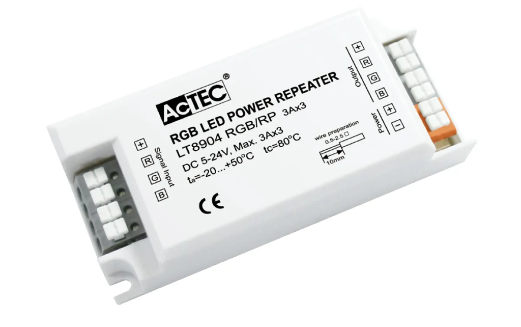 RGB power repeater 3x3A