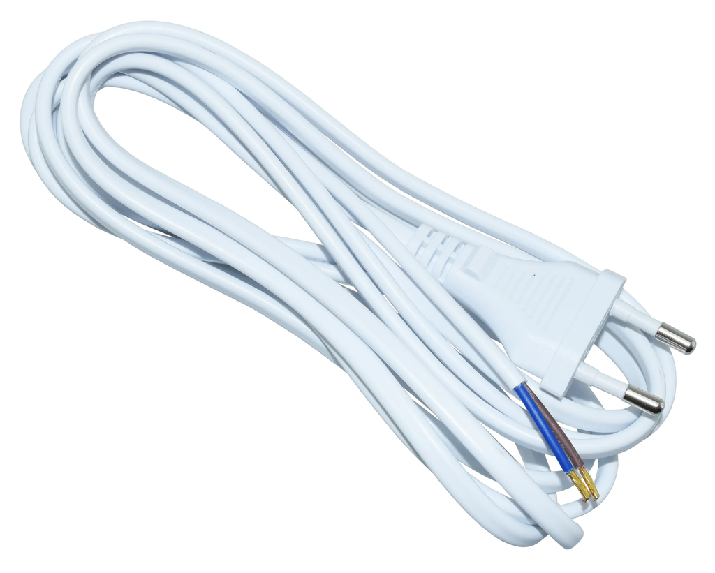 Pistotulppajohto 2.5m valk