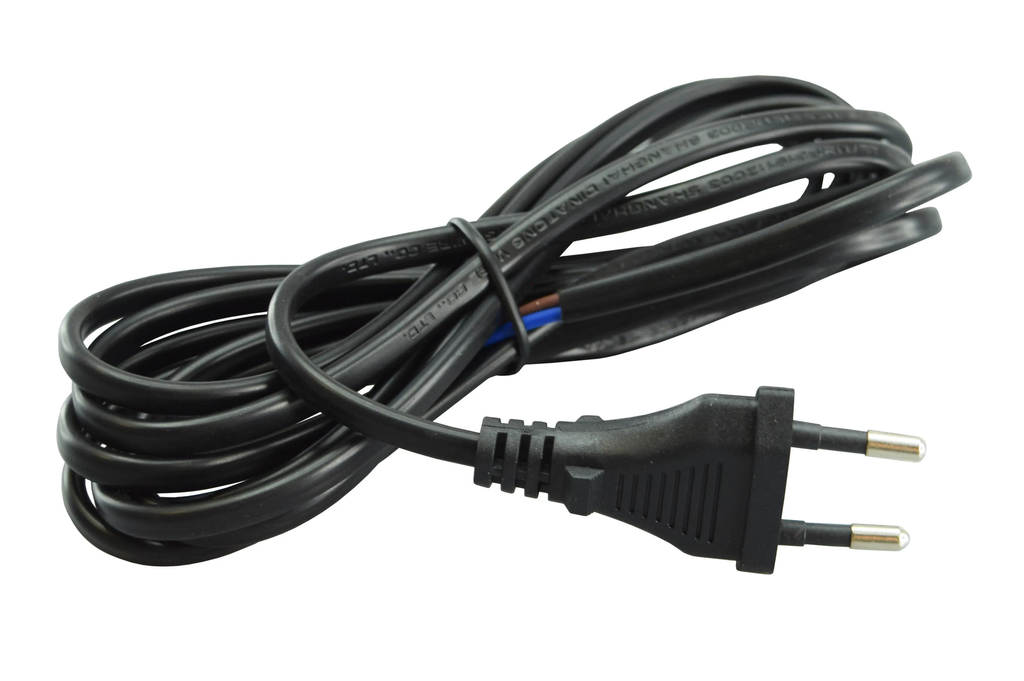 Pistotulppajohto 2.5m musta