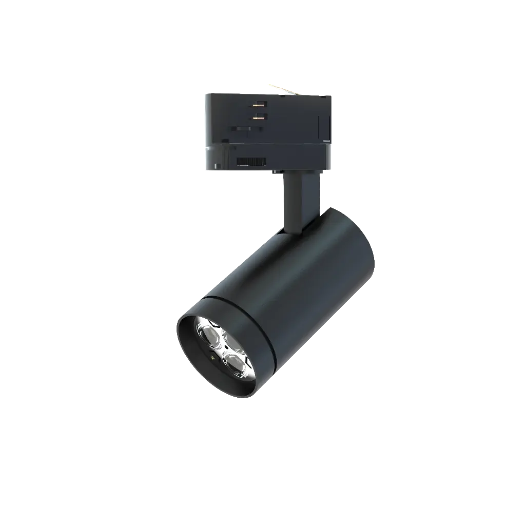 ETLED STAR GU10 7W LED 3P MUSTA