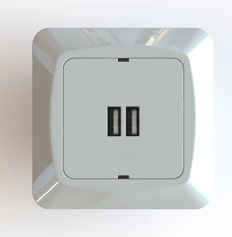 USB-latauspistorasia 2-os 3,4A VA