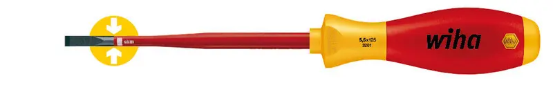 Ruuvitaltta VDE ura 3,5x100 mm