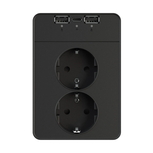 [2540165] 2S/16A/IP21 2A+1C 18W MUS