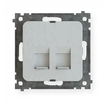 [7222512] 2xRJ45 Keystone KL 15,6x19,8 PUN