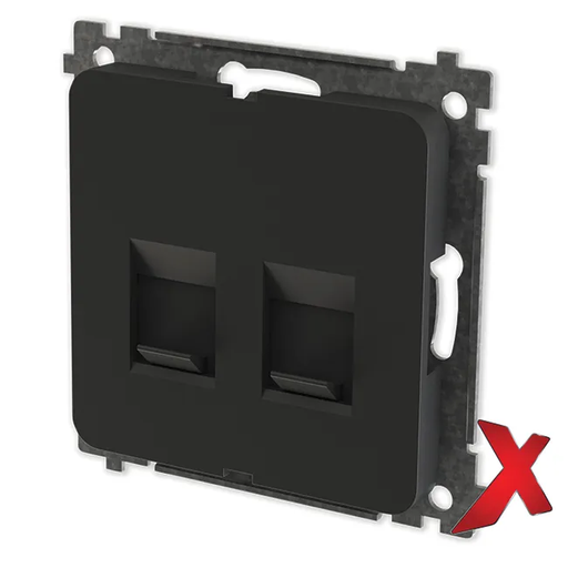 [7222521] 2xRJ45 KL 15,6x19,2 MUS